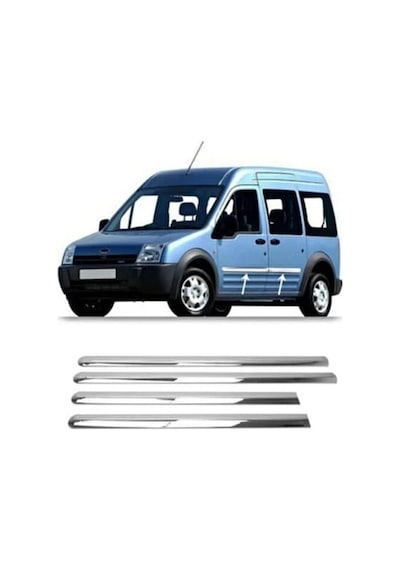 Ebal Otomotiv Ford Connect Krom Yan Kapı Çıtası 4 Kapı 2002-2014 P. Çelik