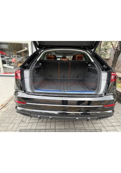 Audi Q8 2025- 3d Kokusuz Kauçuk Bagaj Havuzu