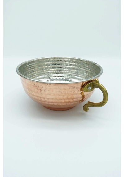 Bakır Ayran Tası 12x12x6cm Çok Renkli