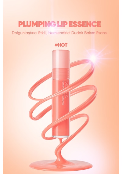 Dolgunlaştırıcı Etkili Dudak Bakım Esansı Plumping Lip Essence No.1 Hot 01