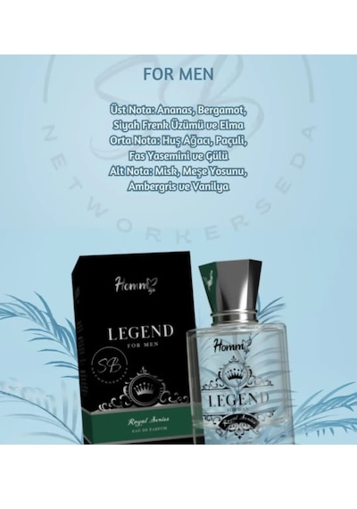 Homm Life Legend Erkek Parfüm EDP 50 ML