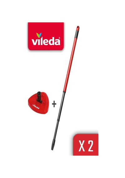 Vileda Turbo Sap + Turbo Classic Üçgen Başlık 2'Li Paket