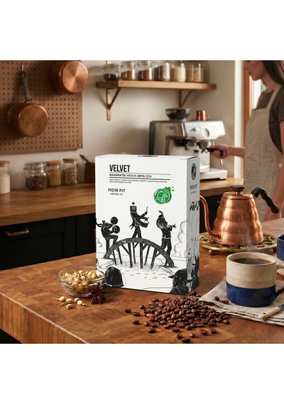 Noir Pit Coffee Co. Rwanda Karambi Ve Velvet Çekirdek Kahve 2x250 G Diğer
