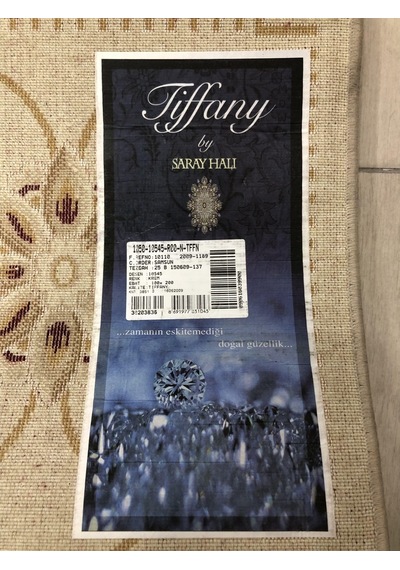 Saray Halı Tifanny 10545 R 100X200 Kahve Krem Yolluk 2 Metre !