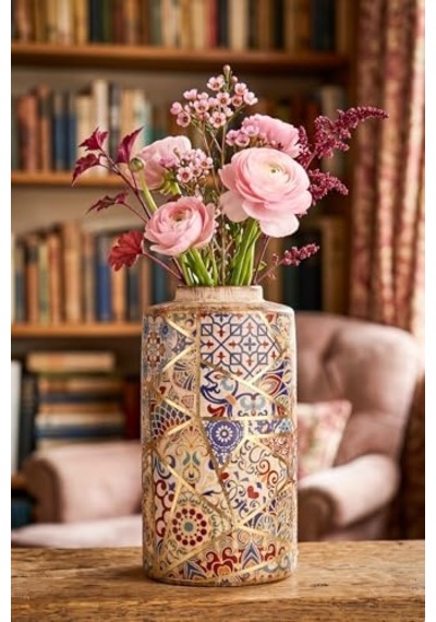 Ayrex Debut Handmade Seramik Vazo / El Yapımı, Canlı Renkli, Dekoratif Aksesuar / 11-30 Cm Yükseklik / Modern Ve Kla Genel