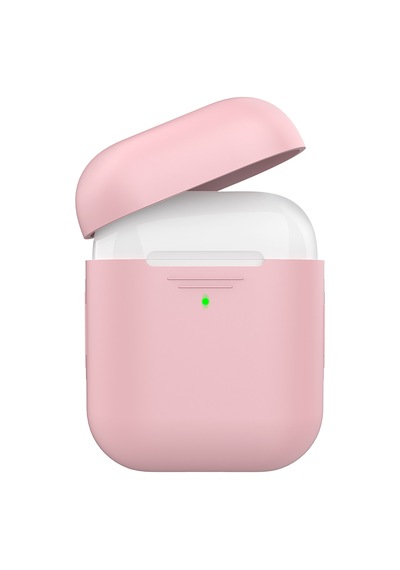 Apple Uyumlu AirPods Kılıf Silikon Tpu Malzeme 1 2 Nesil Pt02 f Bebe Mavi