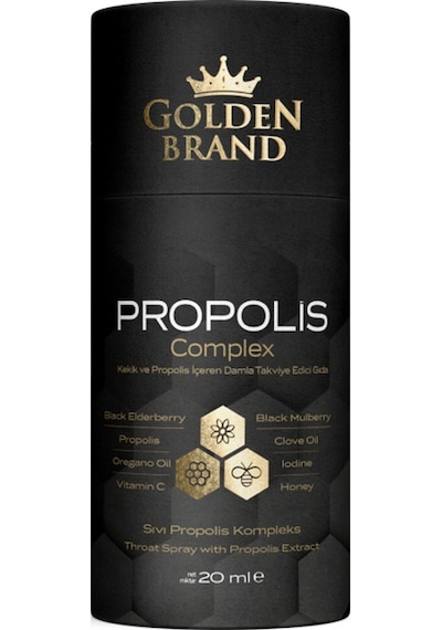 Golden Brand Propolis Complex Kekik ve Propolis İçeren Damla 20 ML