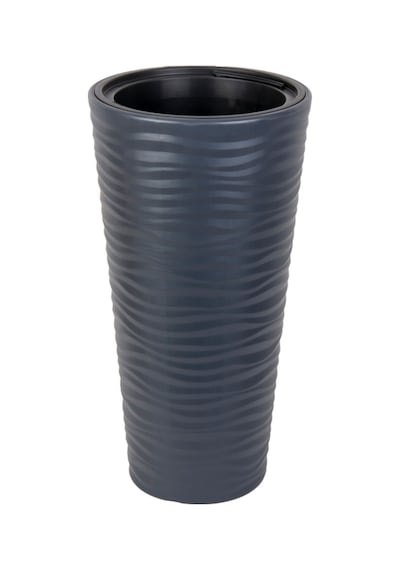 Rüzgar Yapay Çiçekçilik Serinova Kumsal 5,5 Litre 30x57 Saksı 1 Antrasit