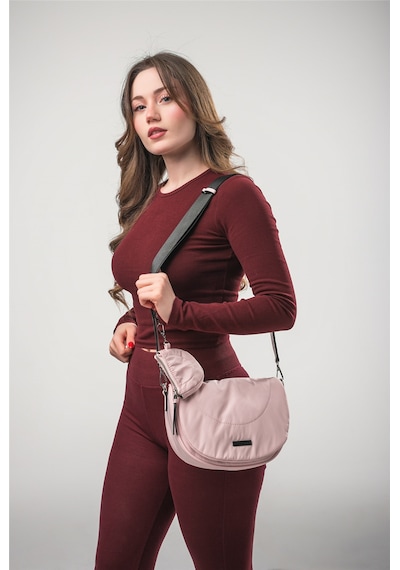 Ççs 18130 Kadın Çapraz Askılı Çanta Pudra