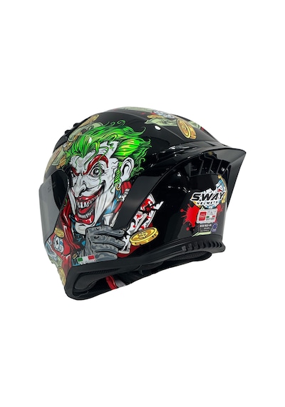 Sw 869 Full Face Kask Grey Gren L Çok Renkli