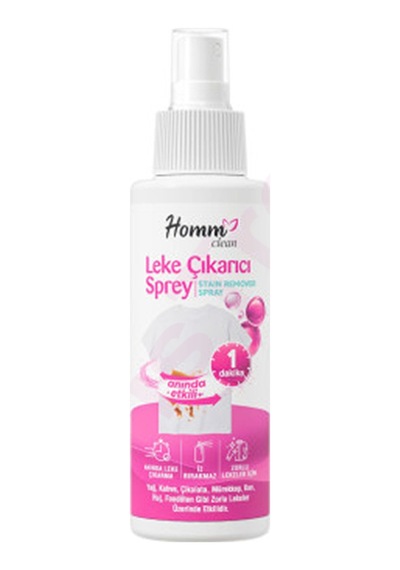 Homm Clean Leke Çıkartıcı Sprey 100 Ml