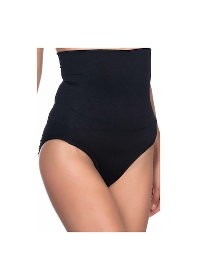 Ang Butik Siyah Yüksek Bel Double Slip Korse