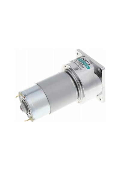 Xd-60ga775 Dc Motor 24v 30rpm 35w 40kg.cm Yüksek Tork Kuvvet Metal Dişli Redüktörlü Robot Cnc