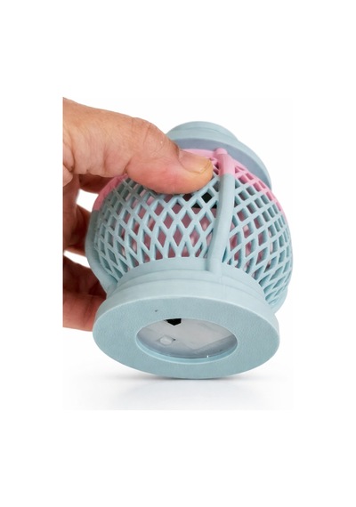 Mat Mavi Dekoratif Mini Fener Led Mum Uyumlu Çok Renkli