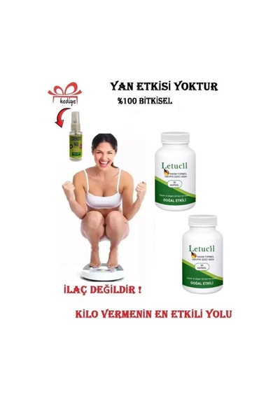 Letucil Biberiye Ve Yeşil Çayın Etkisiyle Dstklyci Ürün 30'lu X 2 Adet