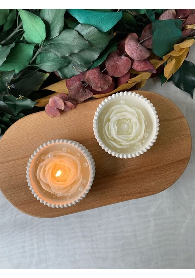Bernami Mum Pinterest 2'li Dekoratif Mumluk Beton Kase Mum Diğer