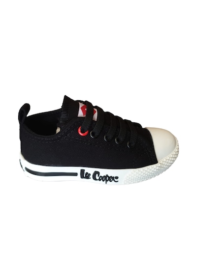 Lee Cooper 30135 Siyah Beyaz  Çocuk Bağcıklı Sneakers Beyaz - Siyah