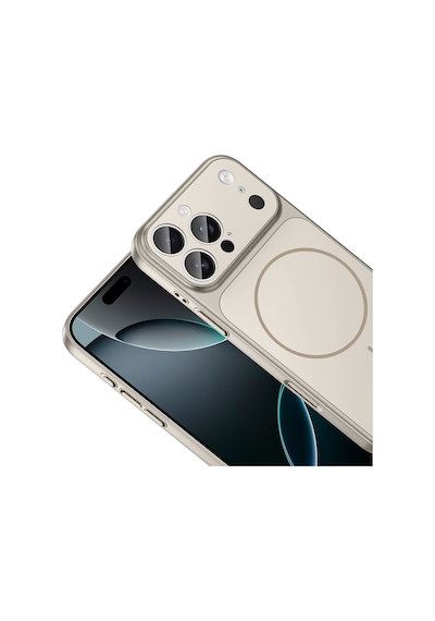 Apple Uyumlu iPhone 14 Pro Max Kılıf M-safe Şarj Özellikli Kamera Korumalı Kapak Ryc / Formen Gri