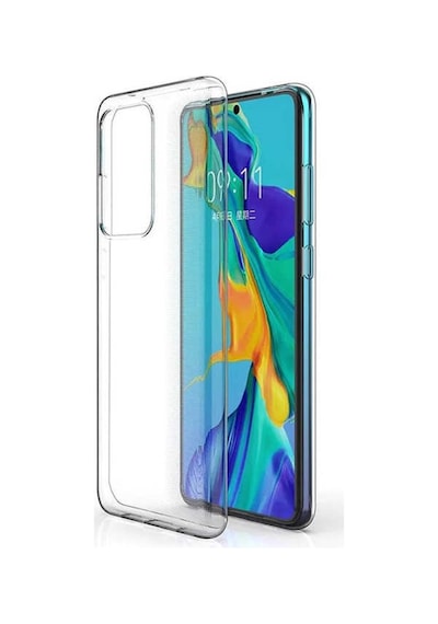 Samsung Uyumlu Galaxy A91 (S10 Lite) Kilif Seffaf Silikon Hibrit Case 405429746