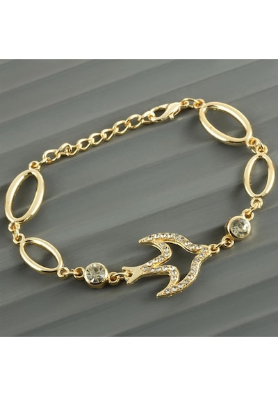 Martı - 444 - Taşlı Trend - Shophnrl - Bileklik Sarı
