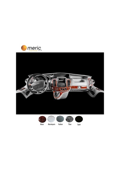 Meriç® Opel Vivaro Ön Torpido Kaplama 19 Parça 2015-› (530157020)