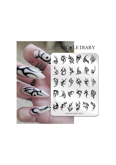 Nicole Diary Metal Stampa Tabakası X010 56257