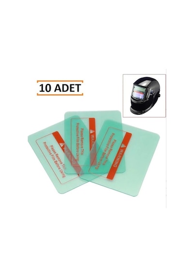 MT Weld Kolormatik Dış Koruyucu Maske Camı 115x104 (10 Adet)