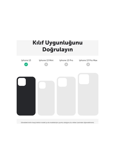 Apple İphone 13 Uyumlu Kılıf Premium Deri Kılıf Kahverengi