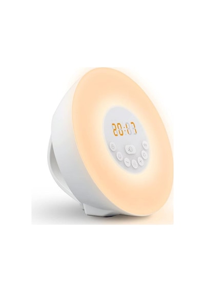 Bioxo Wake-Up Ayarlanabilir 6 Renkli Gece Lambası/Fm Radio/Alarml