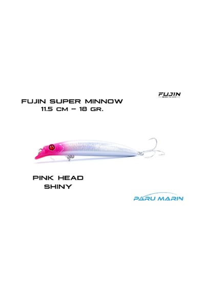 Fujın Super Minnow 11.5Cm 18Gr Maket Balık Pink Head Shiny