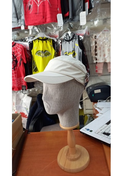 Salarticaret Sporcu Tenis Vizör Şapka Unisex Model Krem Renk Krem
