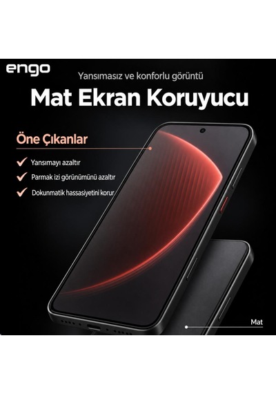 Tecno Pova 8 Pro 5g İle Uyumlu Mat Ekran Koruyucu Parmak İzi Bırakmayan 9h Kırılmaz Nano Cam