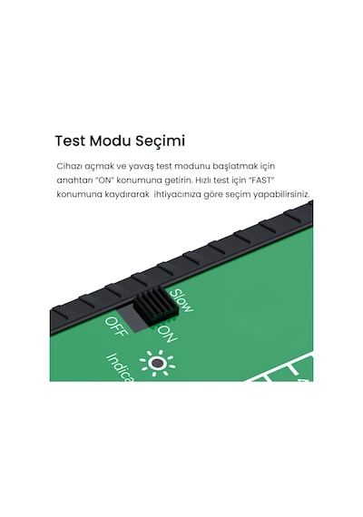 Veggieg Rj45 Rj11 Uyumlu Cat6 Cat7 Cat8 Poe Destekli Network Ethernet Kablo Test Cihazı