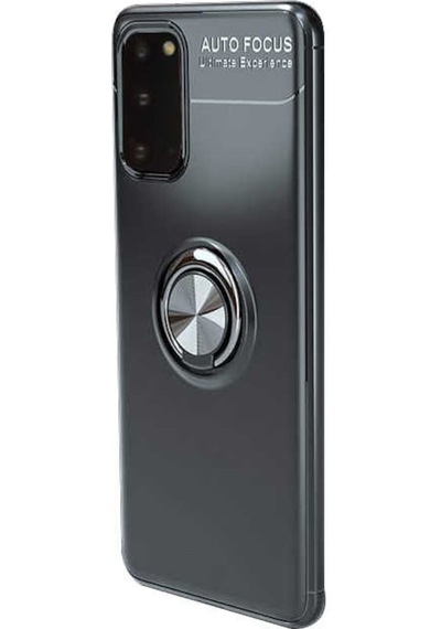 Samsung Uyumlu Galaxy S20 Kılıf Yüzüklü Magnetli Ravel Case