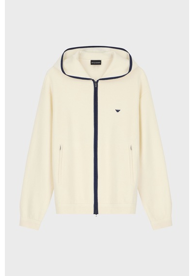 Emporio Armani Saf Yün Ve Fermuarlı Kapüşonlu Hırka Erkek Hırka Em006223 Af27807 U0003 Beyaz Emporio Armani Saf Yün Ve Fermuarlı Kapüşonlu Hırka Erkek Hırka Em006223 Af27807 U0003 Beyaz