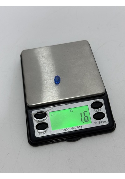 Faset Kesim Doğal Mavi Safir Taşı 1,6 Karat S056