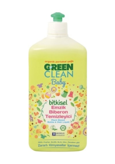 U Green Clean Baby Çamaşır Yumuşatıcı 1 Lt+Leke Çıkarıcı 1 Lt+Çamaşır Deterjanı 1 Lt+Biberon Temizl