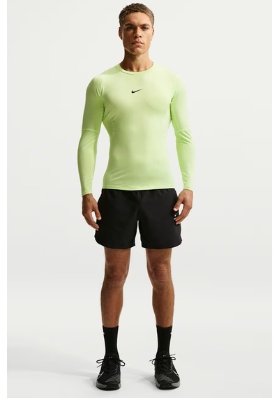 Nike Pro Dri Fit Tight Top Mens Ls Uzun Kollu Erkek Antreman Sweatshirt Yeşil