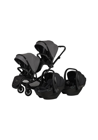 İbiza Plus İ- Size Travel Sistem İkiz Bebek Arabası 2420 Gri