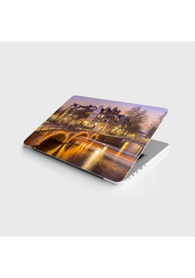 Laptop Sticker Bilgisayar Notebook Pc Kaplama Etiketi Yol Akşam