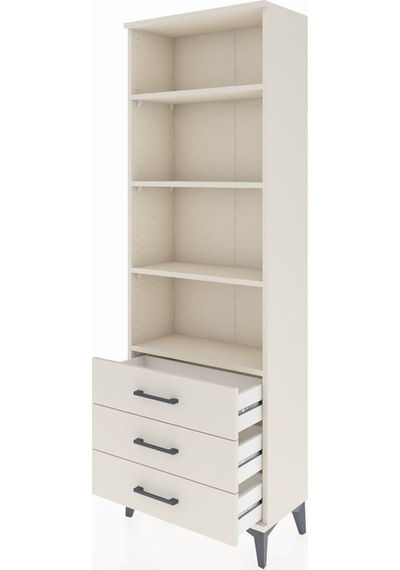 Arges Dolap 4 Raflı 3 Çekmeceli 60x30x182 Aytaşı-aytaşı Aytası