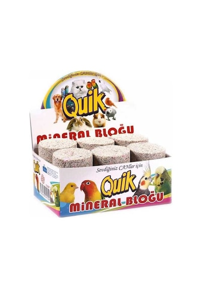 Quik Kuşlar için Mineral Blok Gaga Taşı 1 Adet