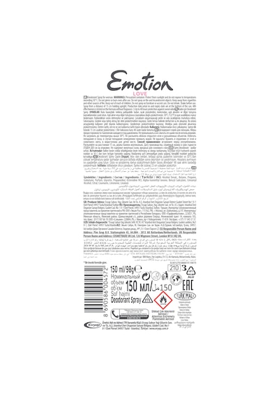 Emotion Love Kadın Deodorant 6 x 150 ML