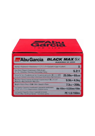 Abu Garcia Blackmax Sx Karbon Sx2000 Lrf-spin Olta Makinesi