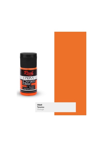 Epoksi Pigment Pasta Turuncu Turuncu