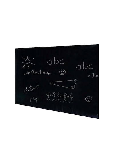 Siyah Yazı Tahtası Folyosu Tebeşirle Yazılan 126 Cm X 1 Metre