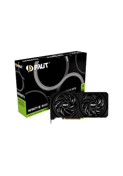 Palit Nvidia Geforce RTX4060 Infinity Dual Gddr6 8 GB 128 Bit Ekran Kartı