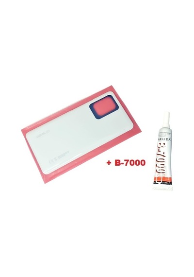 Tkgz Xiaomi Mi 11t Pro Arka Pil Kapağı Cam+b-7000 Beyaz