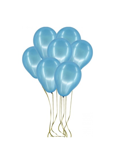Metalik Balon Mavi 100lü