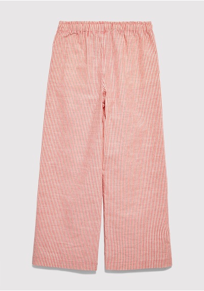 Mavi - Çizgili Pantolon 7010050-83312 Kırmızı